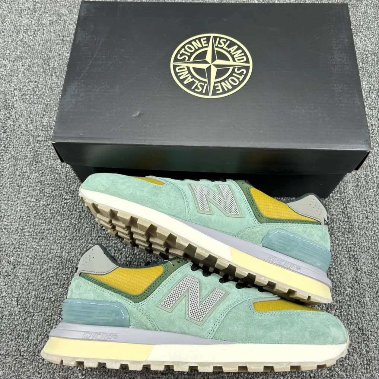 Stone Island × New Balance 574 Legacy 