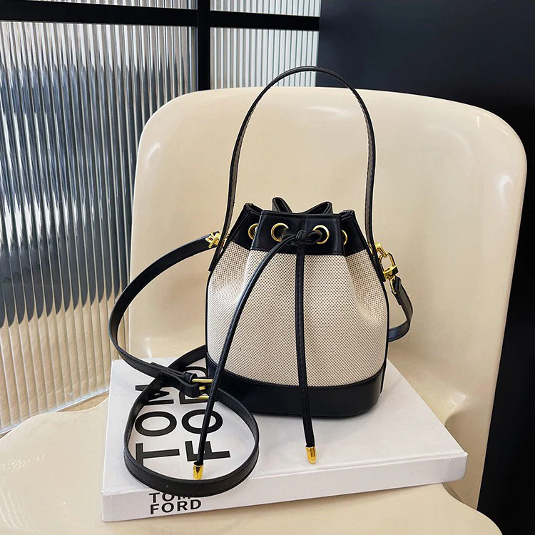 Chloe Canvas Bucket Bag