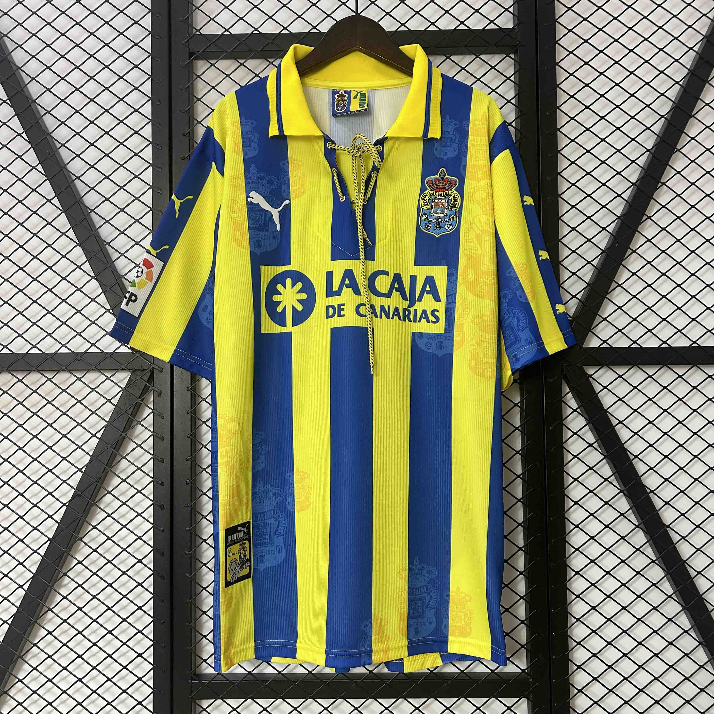UD Las Palmas Retro Soccer Jersey Away Custom Shirt 1997/98