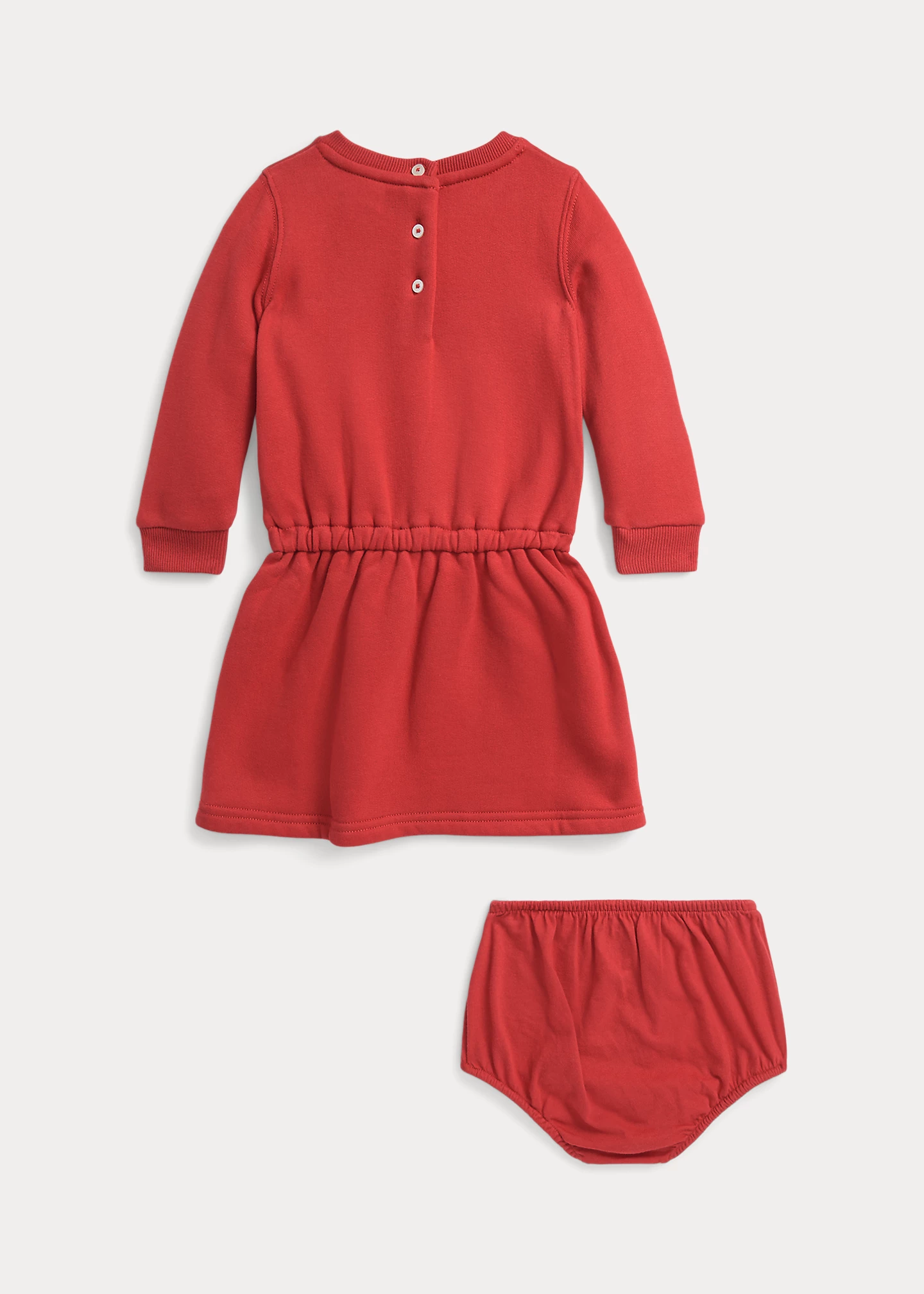 Polo Bear Fleece Dress & Bloomer