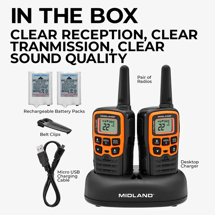 T51 X-Talker FRS Walkie Talkie 2-Pack (T51VP3)