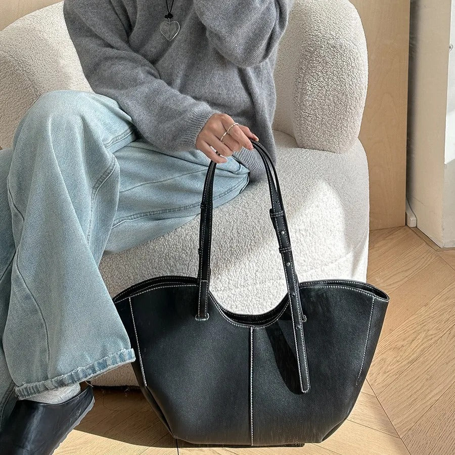 June Vegan Leather Tote