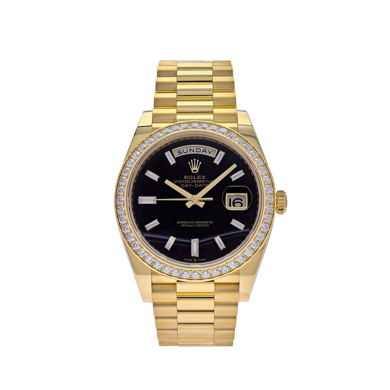 [2026 Mirror Grade]RLX Day-Date 40mm Black Onyx Dial 228348RBR-0039