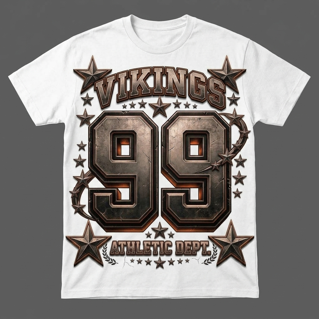 Unisex Loose Fit T-Shirt 100% Cotton Soft Comfortable Summer Casual Printed Top Soccer
