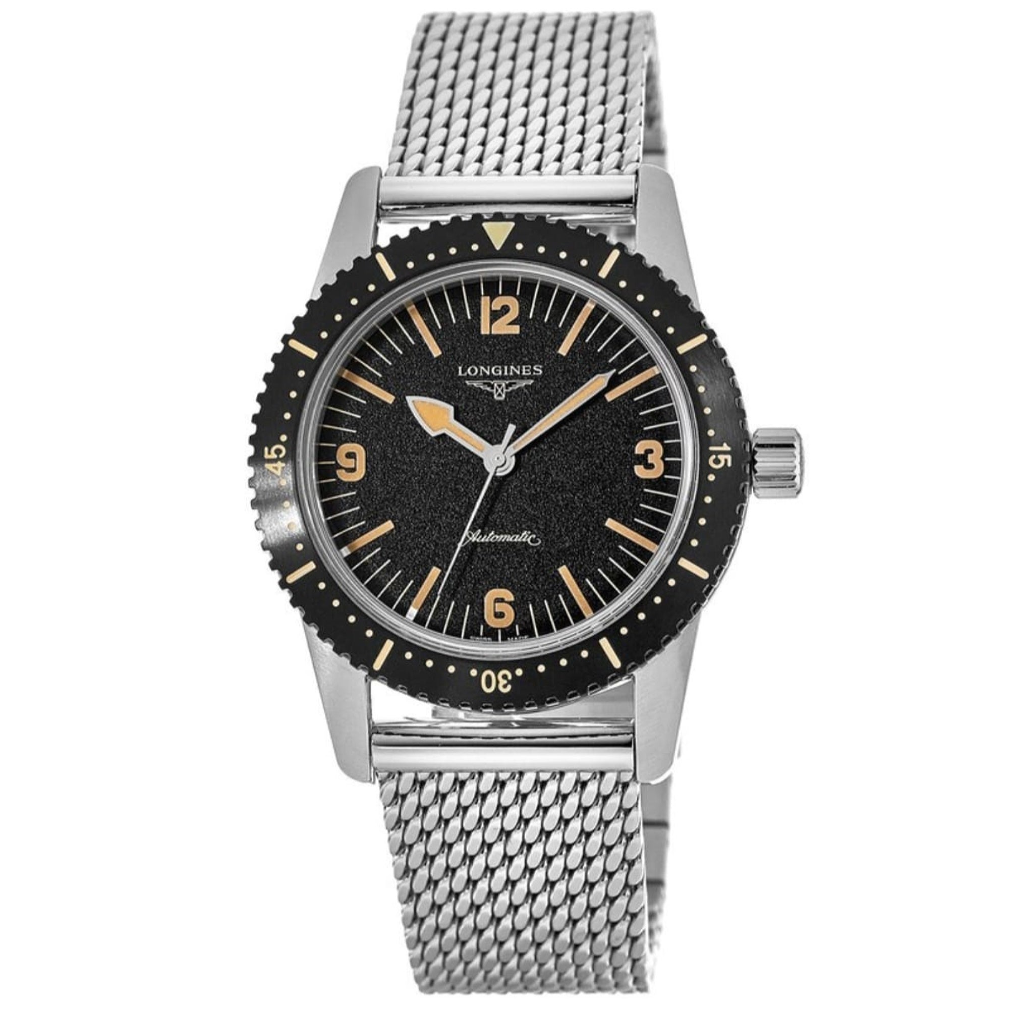 [2026 Mirror Grade]Longines Men's L2.822.4.56.6 Skin Diver Stainless Steel Watch