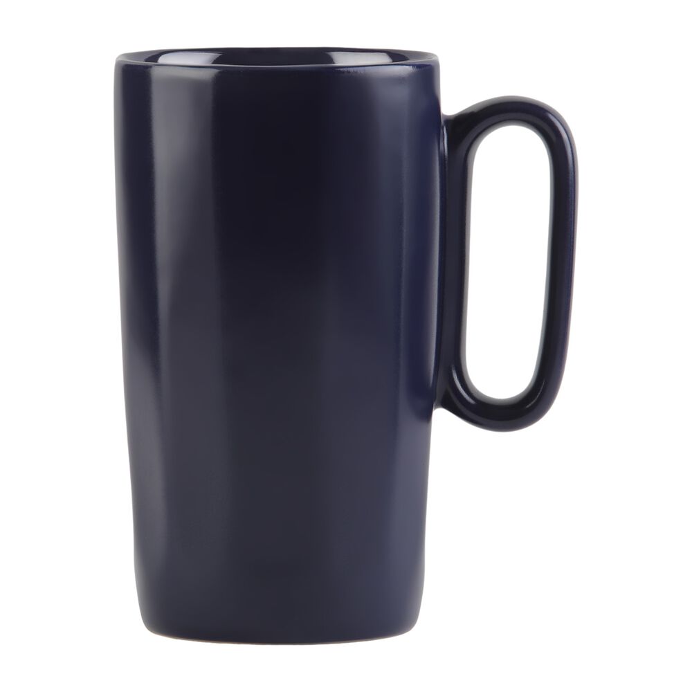 VIALLI DESIGN Kubki ceramiczne z uchem Vialli Design Fuori, 330 ml, 2 sztuki, granatowe