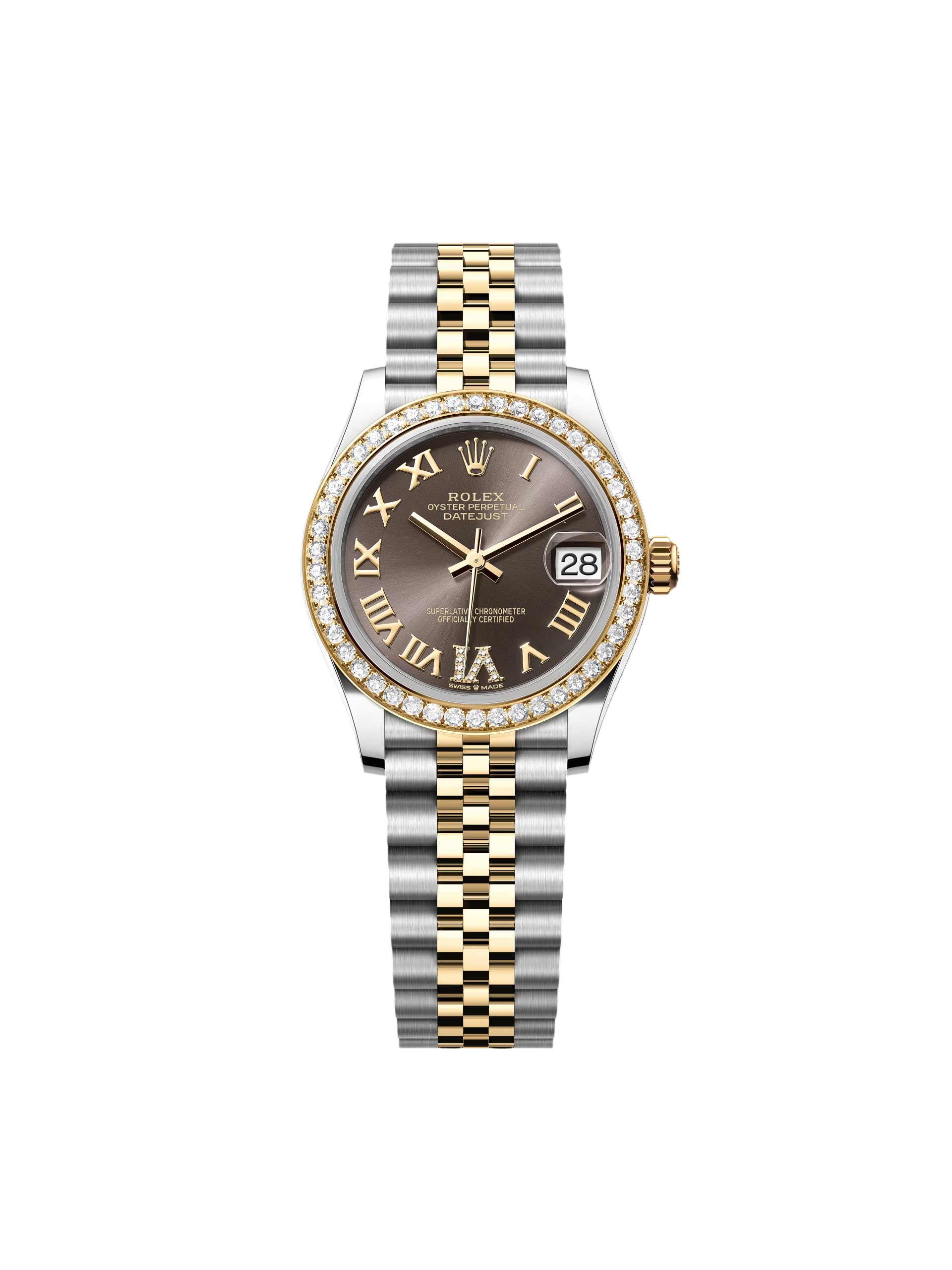 [2026 Mirror Grade]RLX Datejust m278383RBR-0017/0018 31mm Dark Grey Dial Oyster Bracelet