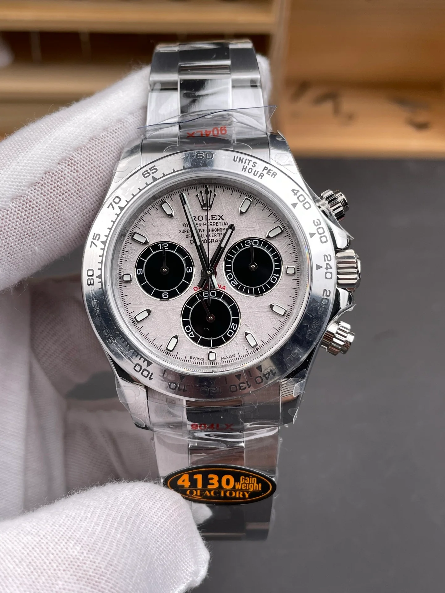 White Gold Meteorite Dial Daytona