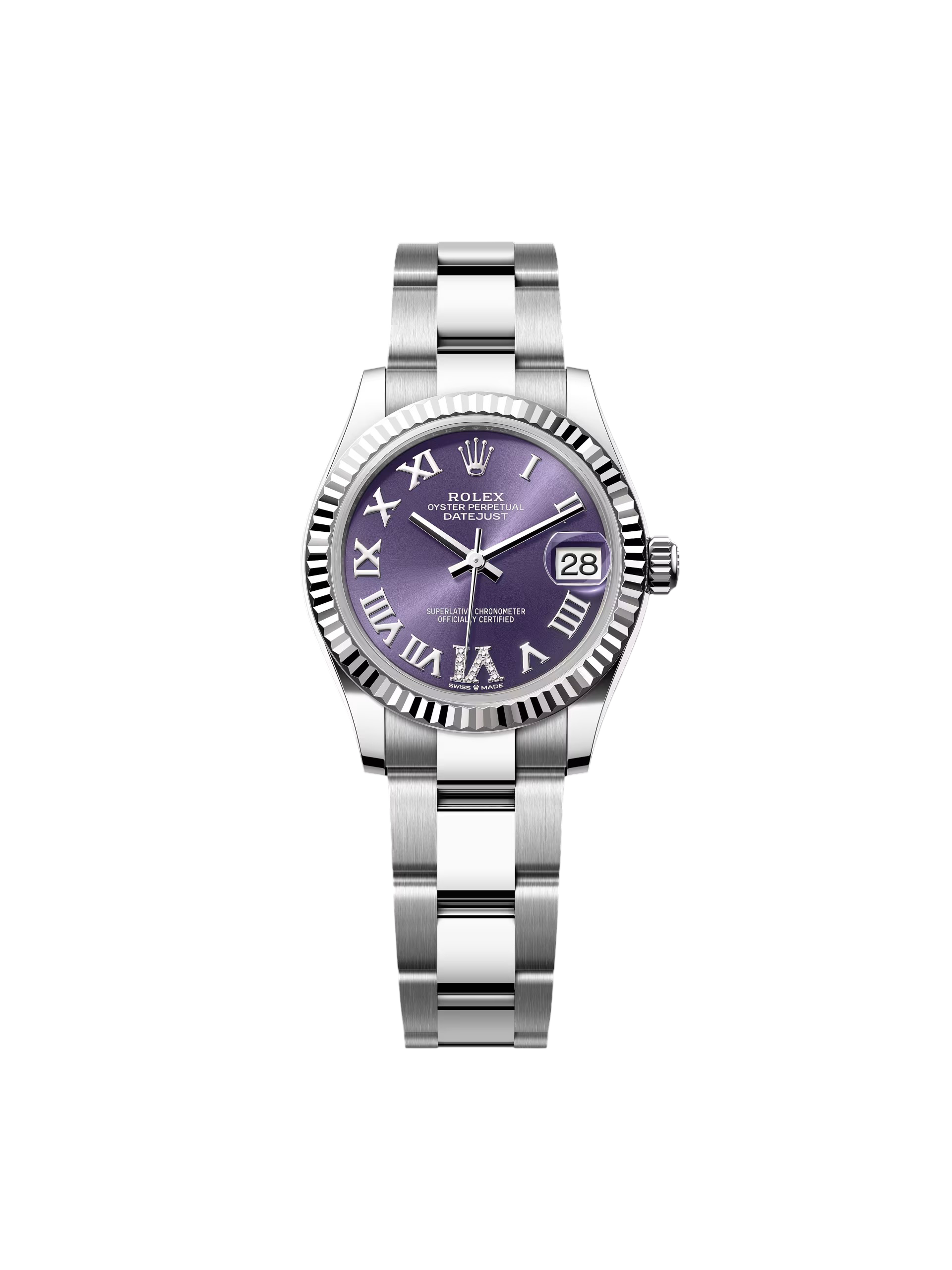 [2026 Mirror Grade]RLX Datejust m278274-0025/0026 Aubergine 31mm Dial Oyster Watch