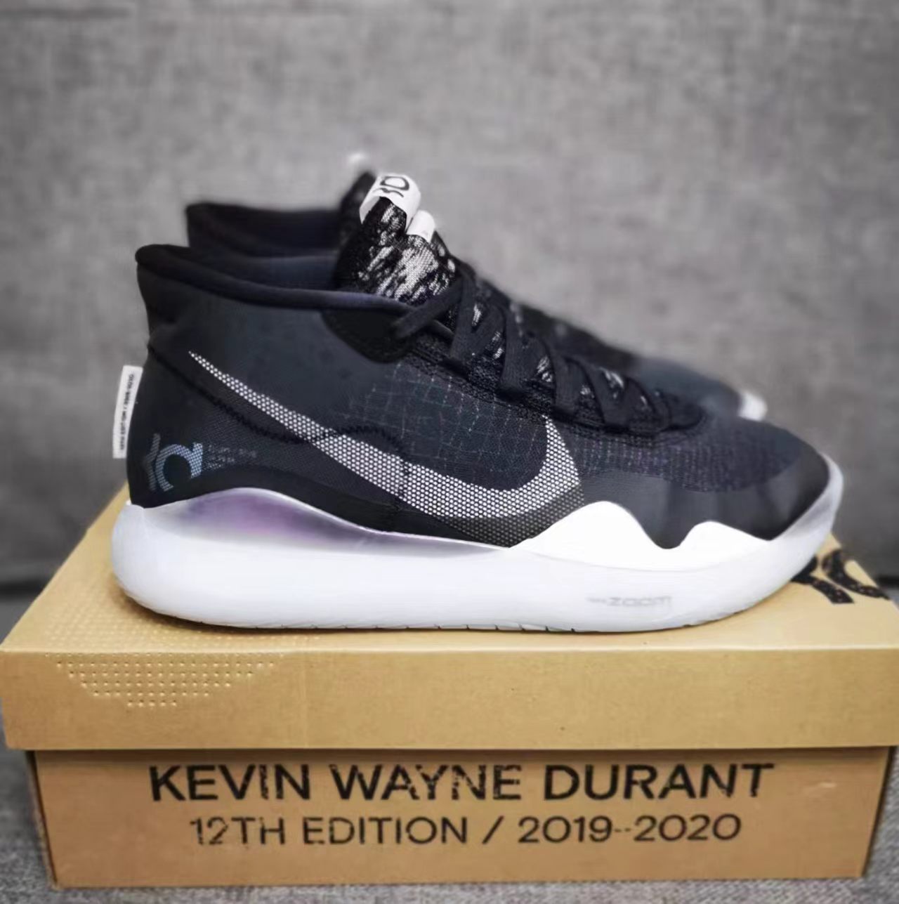 Nike Zoom KD 12 EP 'Black White'