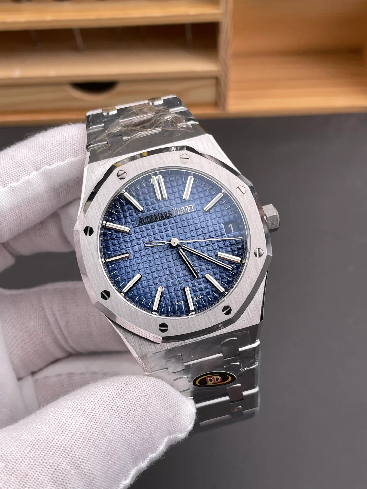 Royal Oak 15510 Ice Blue Dial