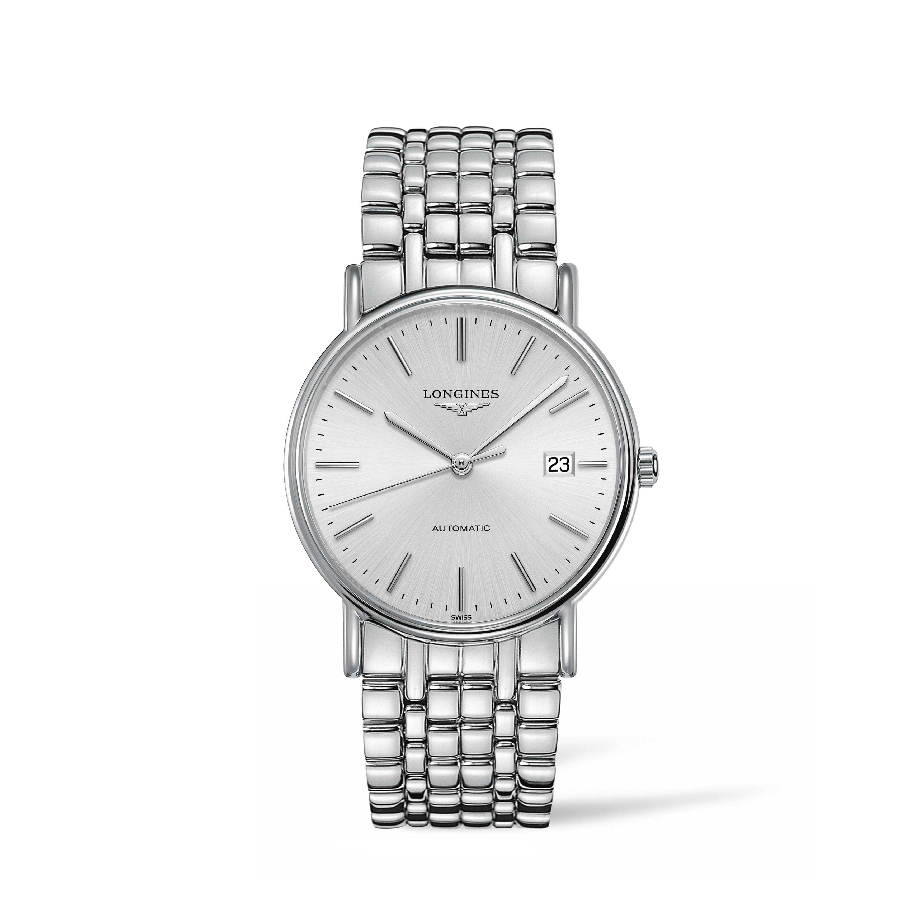 [2026 Mirror Grade]Longines Men's L4.921.4.72.6  Presence Stainless Steel Watch