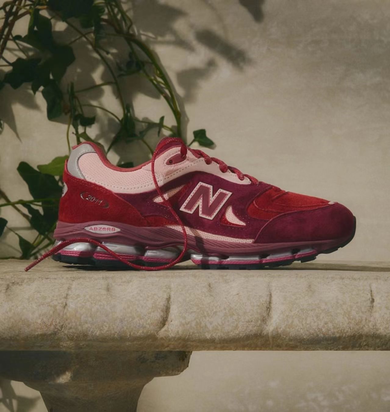 New Balance x Kith 2002R Burgundy Multi Suede