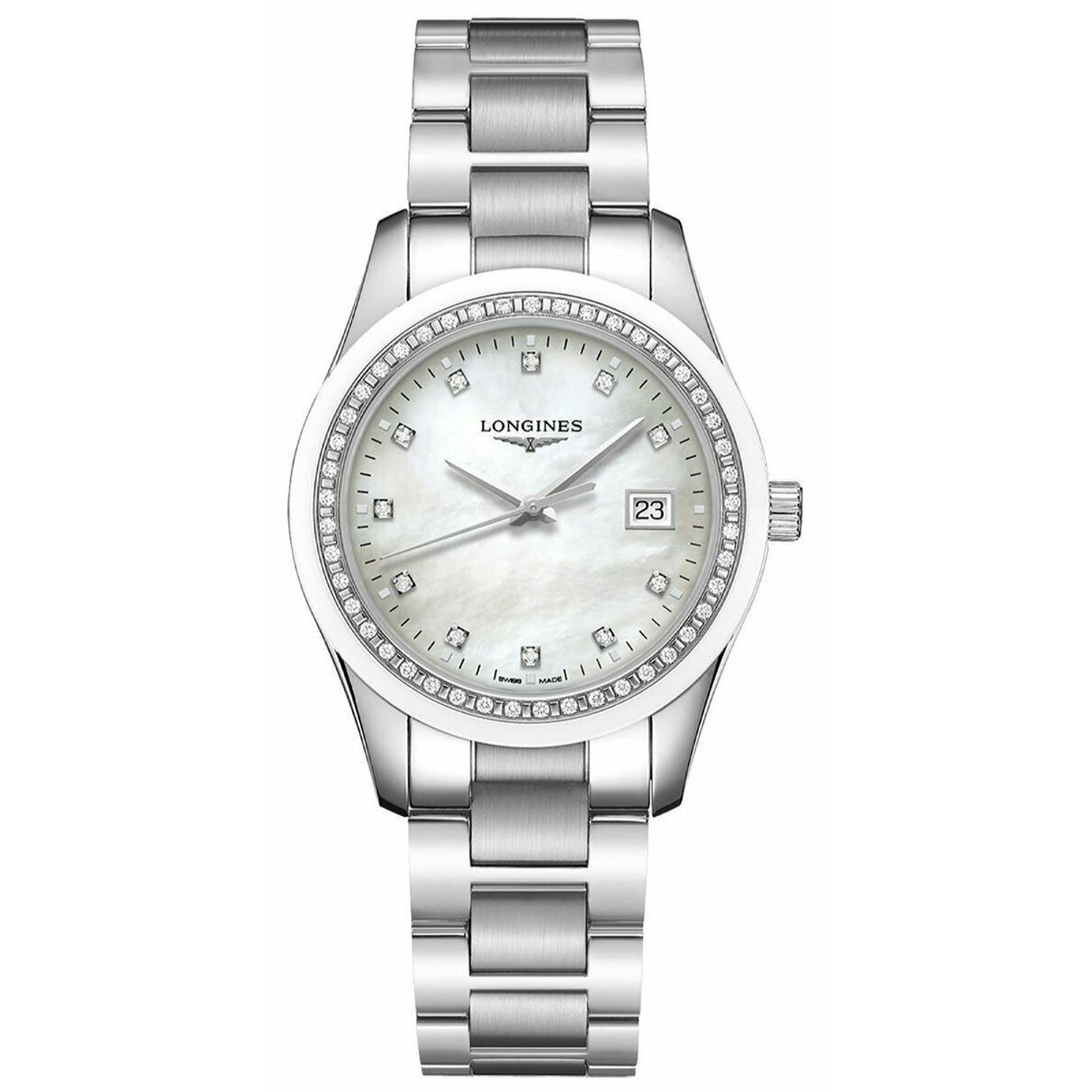 [2026 Mirror Grade]Longines Men's L2.387.0.87.6 Conquest Stainless Steel Watch