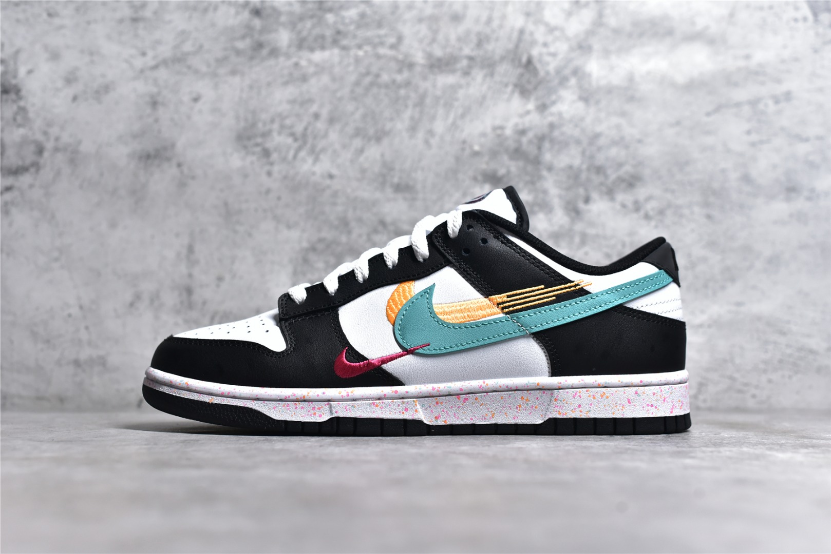 CY DUNK LOW MULTIPLE SWOOSHES WHITE WASHED TEAL (W) FD4623-131