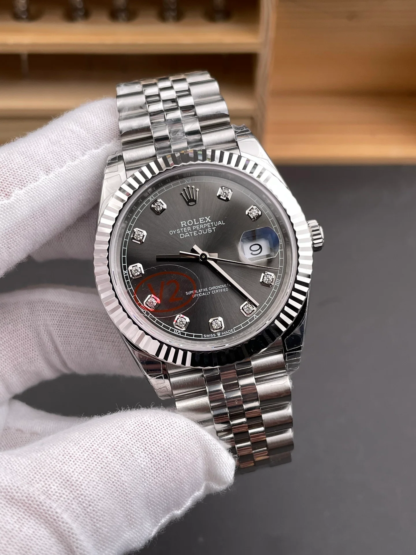 Grey Diamond Datejust