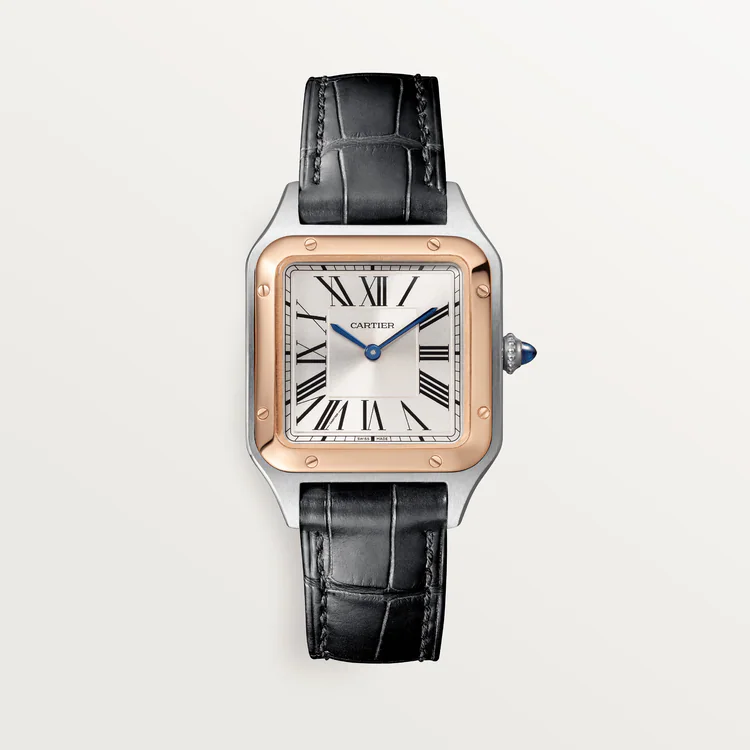 [2026 Mirror Grade]SANTOS-DUMONT Rose Gold MIx 43.5mm