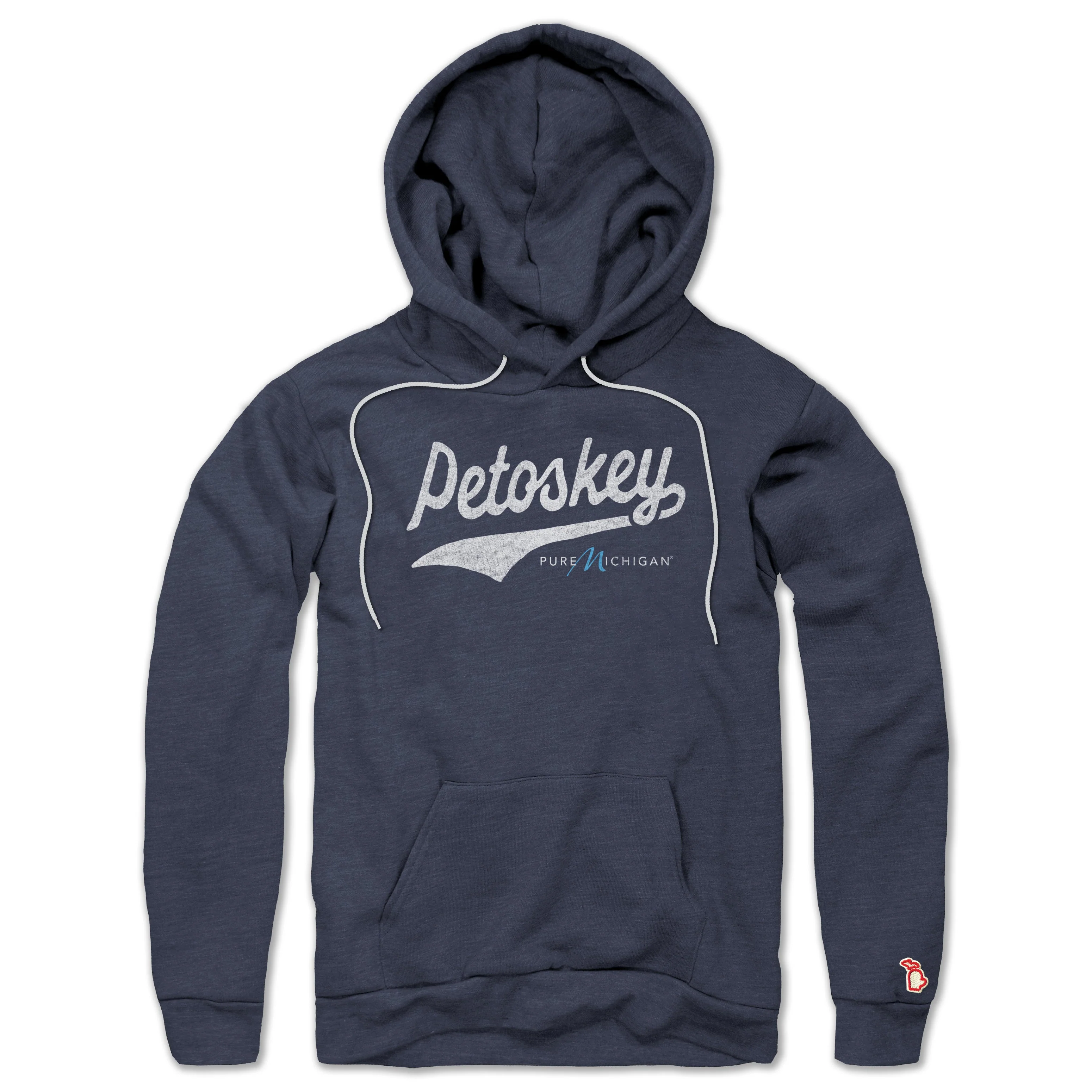 PURE MICHIGAN - PETOSKEY SCRIPT ALL SEASON HOODIE (UNISEX)