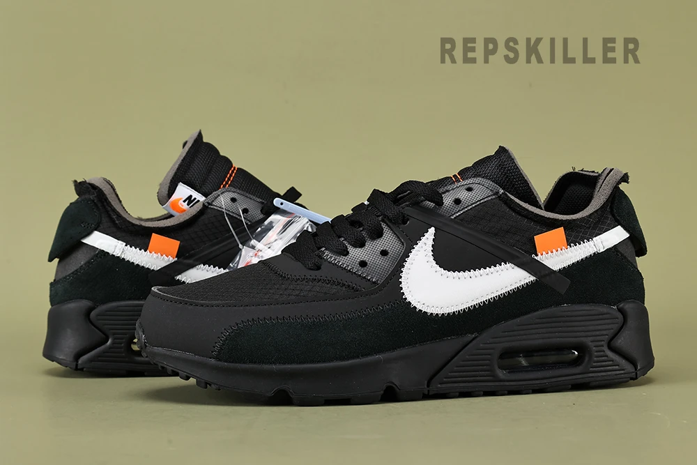 Off-White X Air Max 90 'Black' Replica