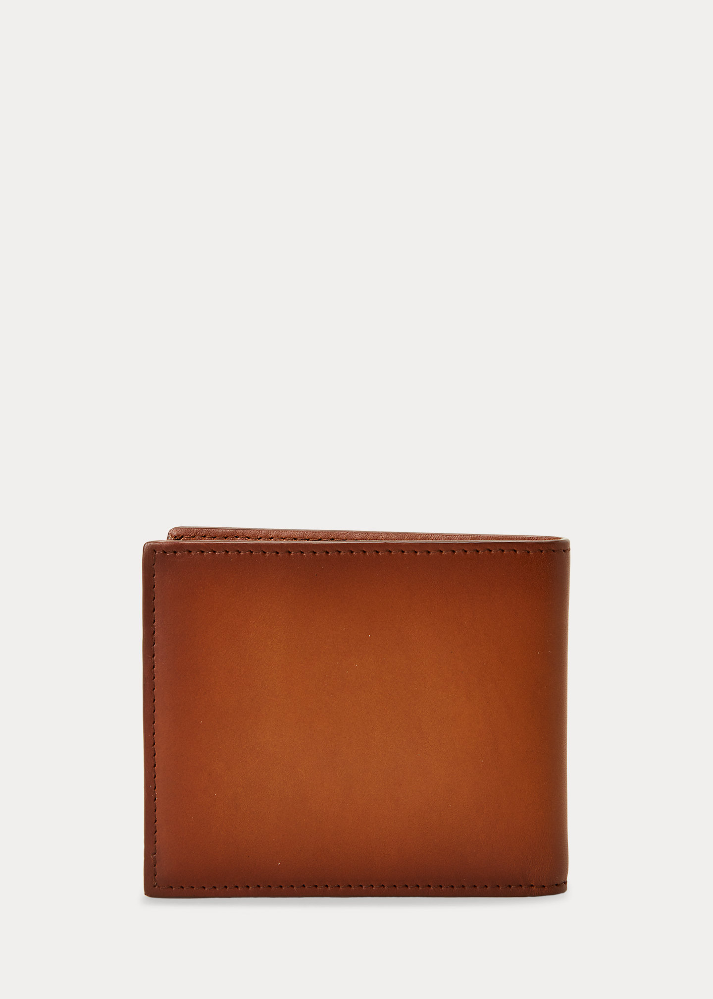 Burnished Leather Billfold Wallet