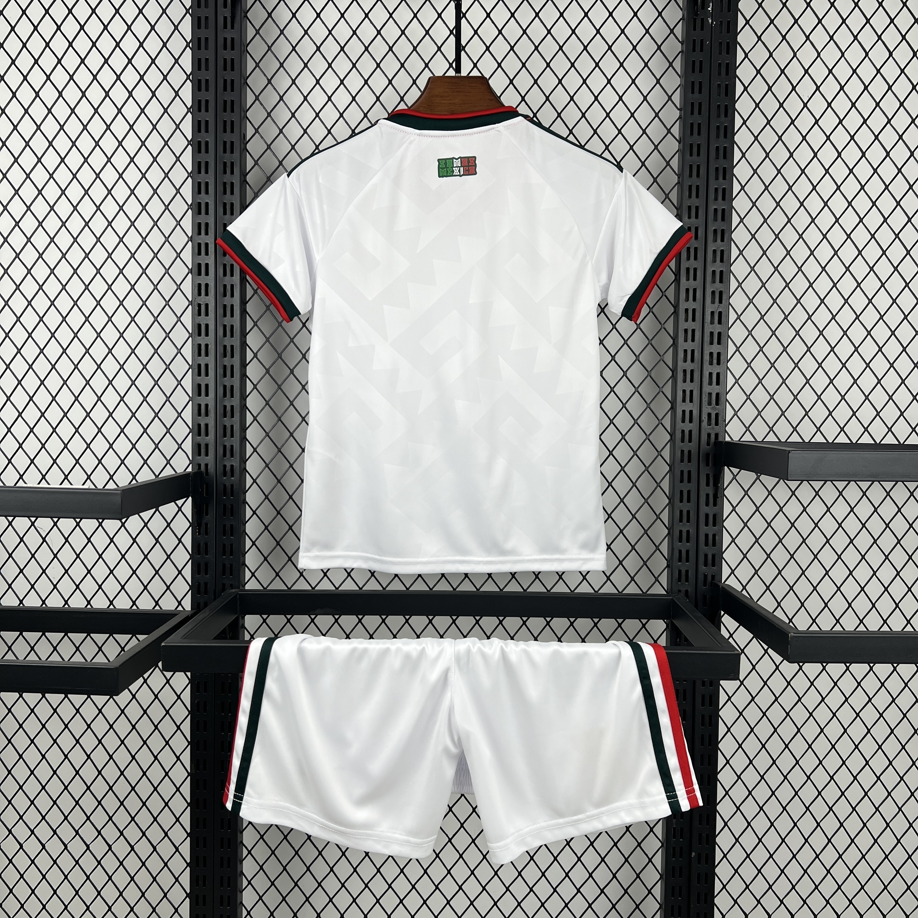 Mexico Soccer Jersey Away Kids Kit Jersey+Shorts World Cup 2026