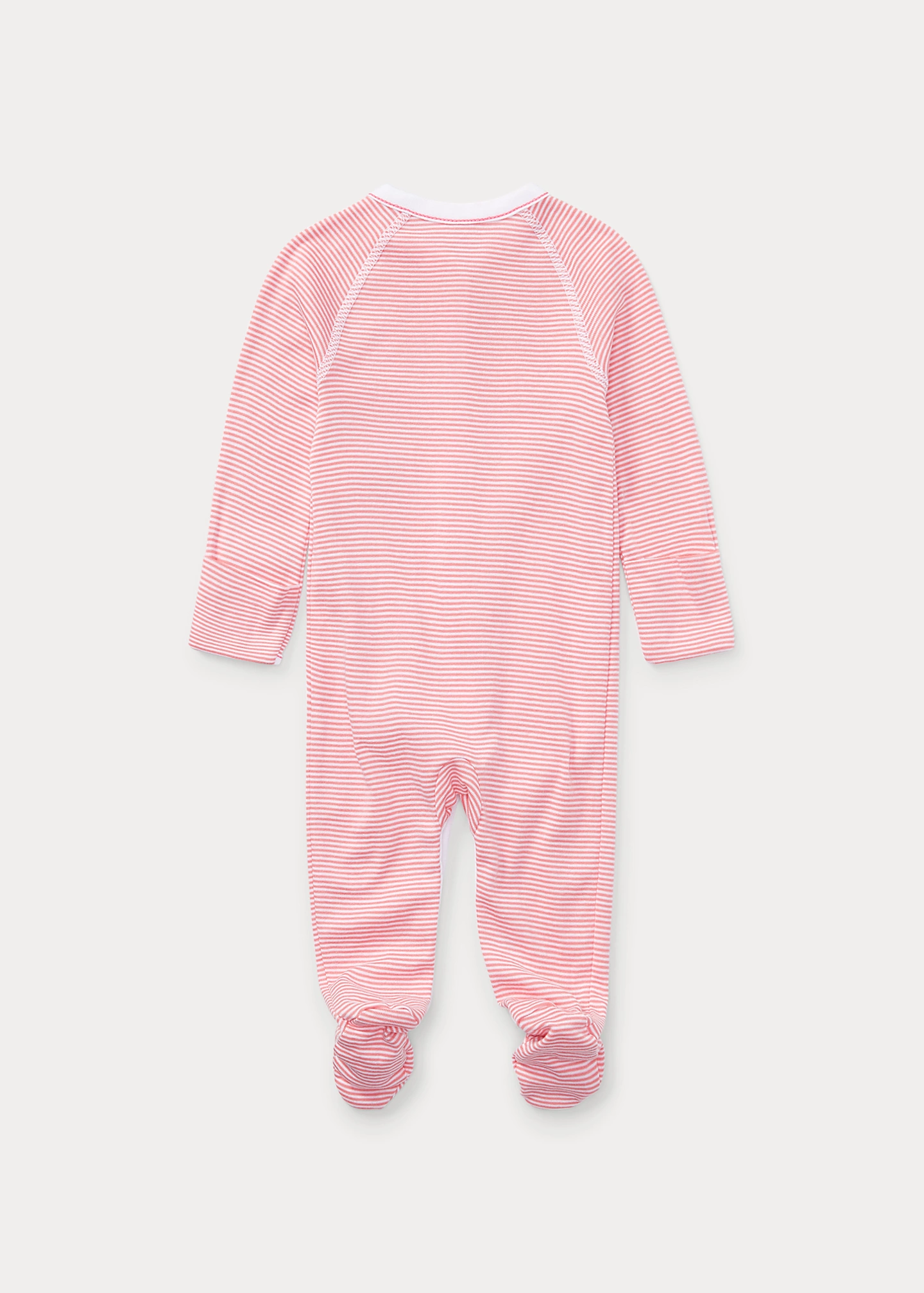 Striped Cotton Footed Coverall