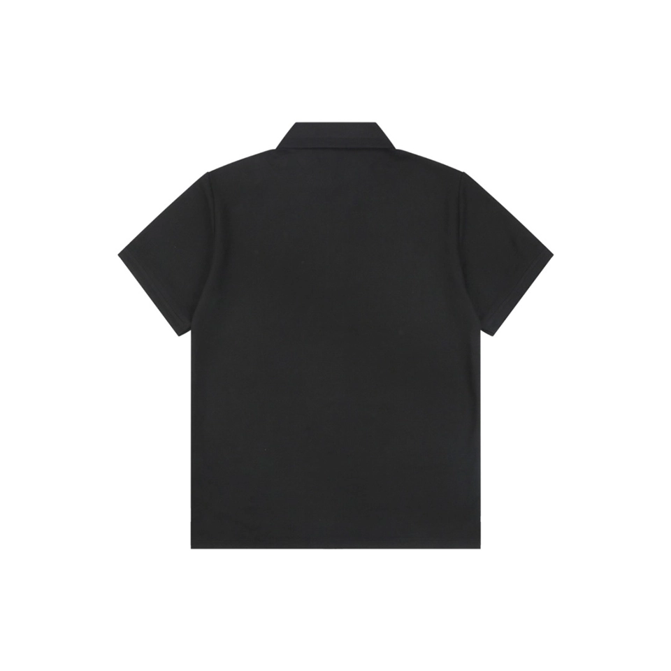 BBry Logo Embroidered Cotton Polo T-Shirt