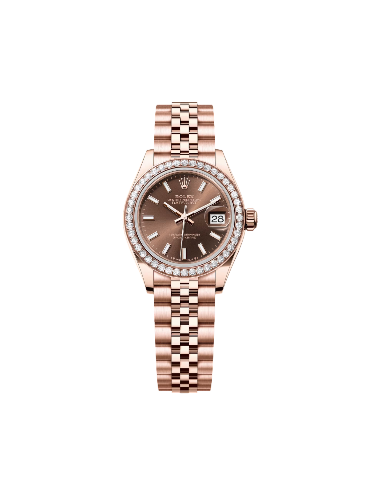 [2026 Mirror Grade]RLX  Lady-Datejust 28mm 279135RBR Chocolate Dial Jubilee Bracelet