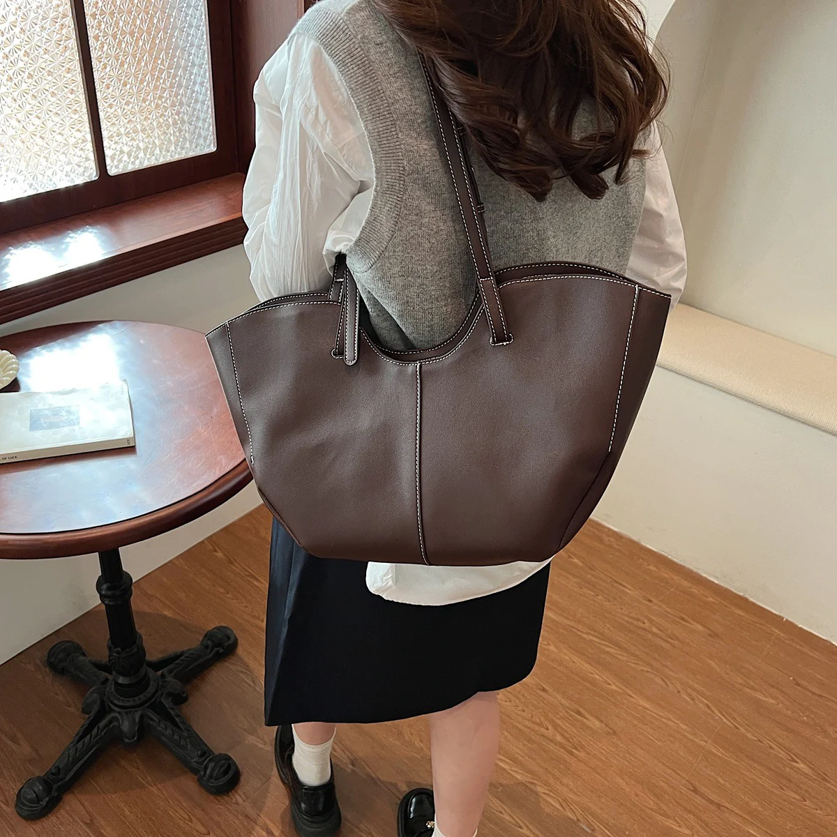 June Vegan Leather Tote
