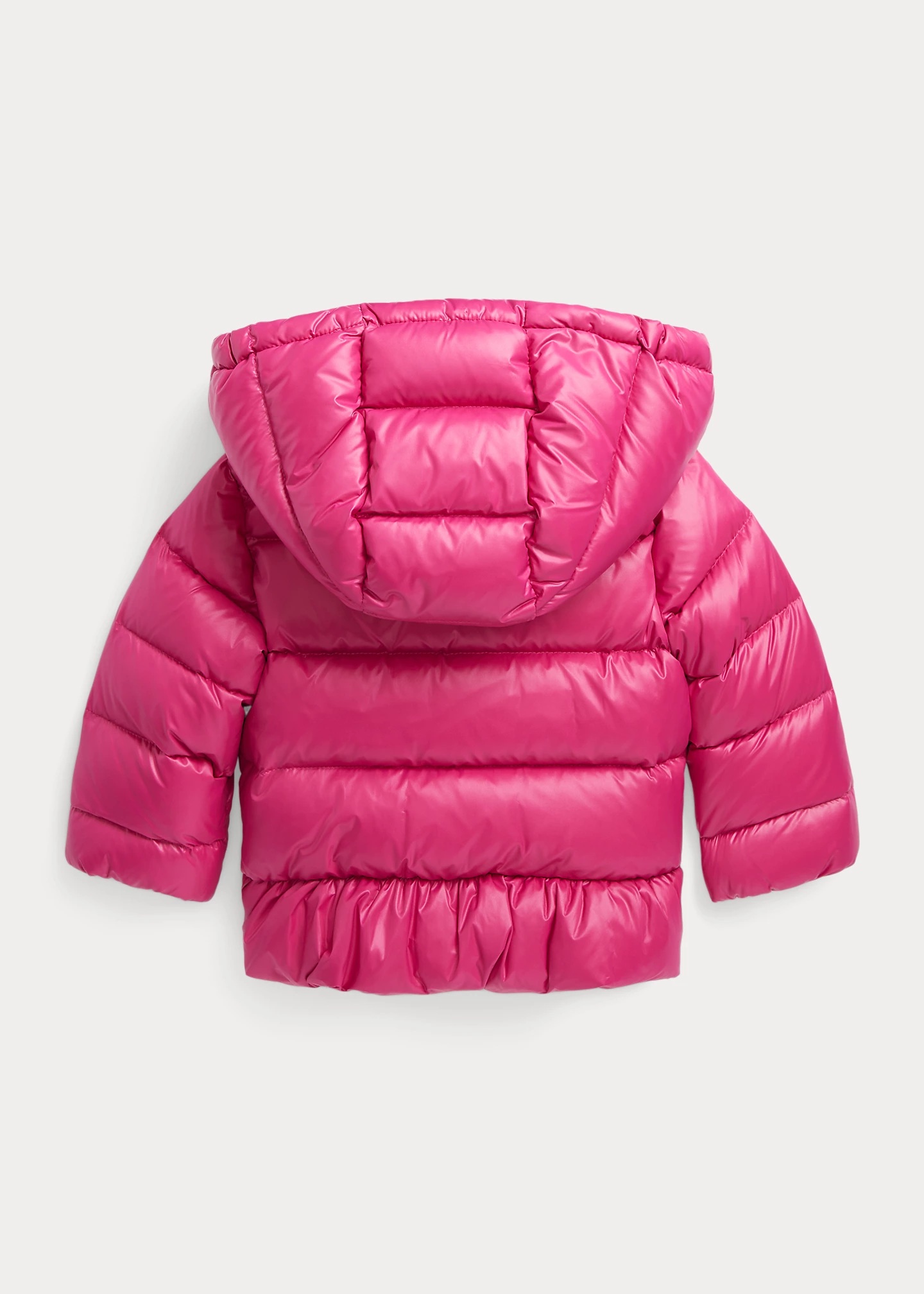 Water-Repellent Down Peplum Jacket
