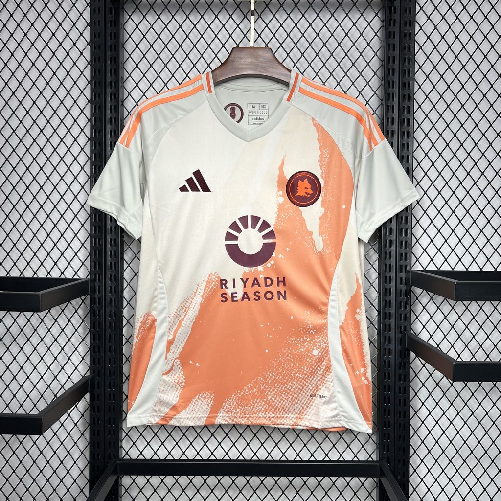 Roma Soccer Jersey Away Custom Shirt 2024/25