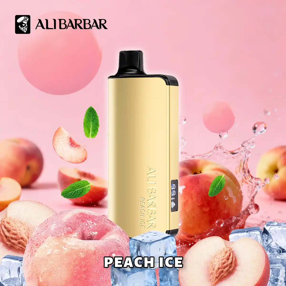 ALIBARBAR INGOT 9000 Puffs – Peach ice