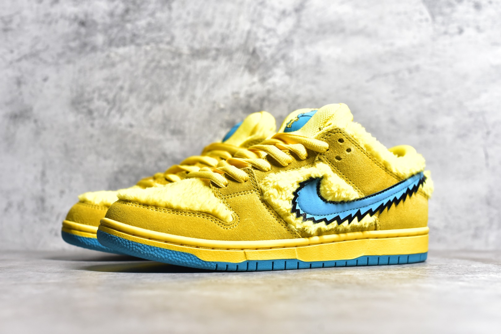 KO NIKE SB DUNK LOW GRATEFUL DEAD BEARS OPTI YELLOW CJ5378-700