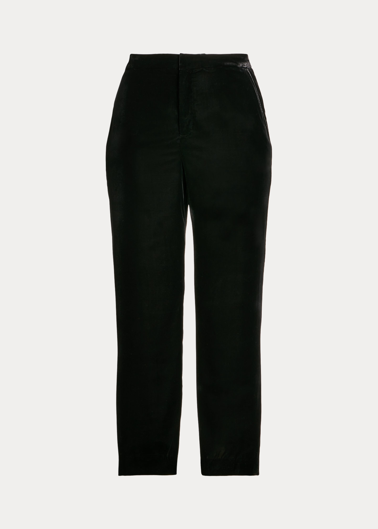Velvet Wide-Leg Pant