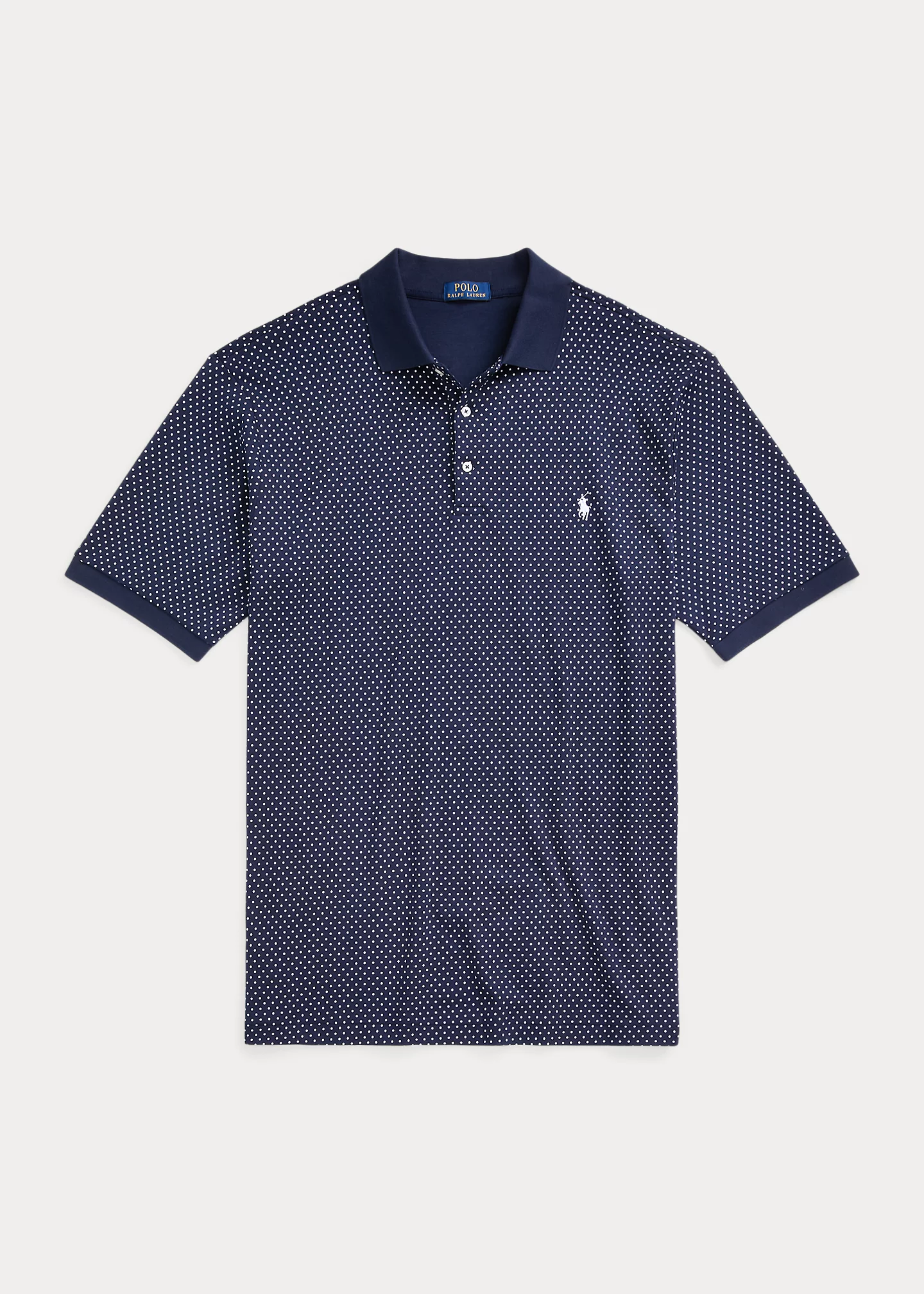 Dot Soft Cotton Polo Shirt