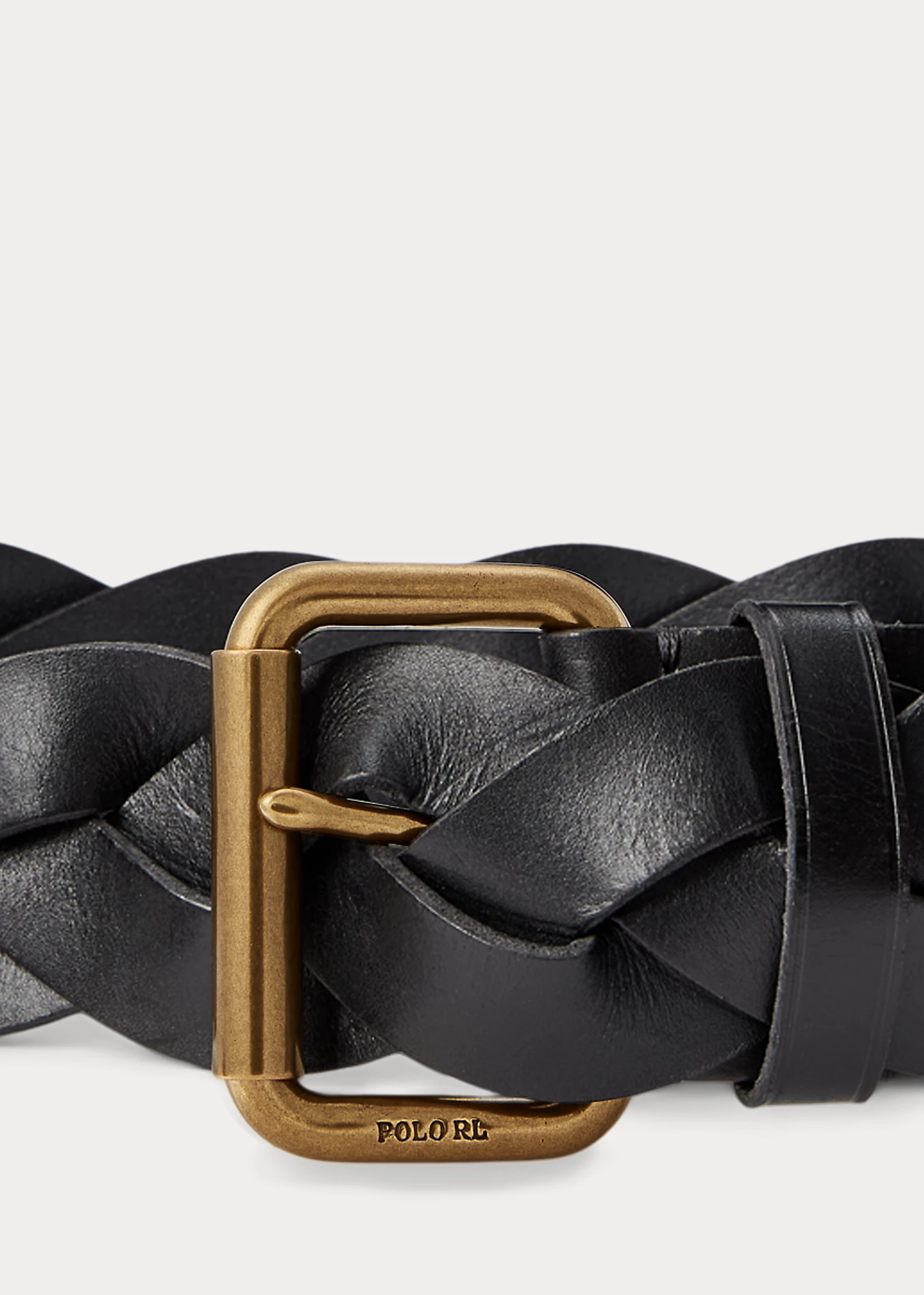 Braided Vachetta Leather Belt