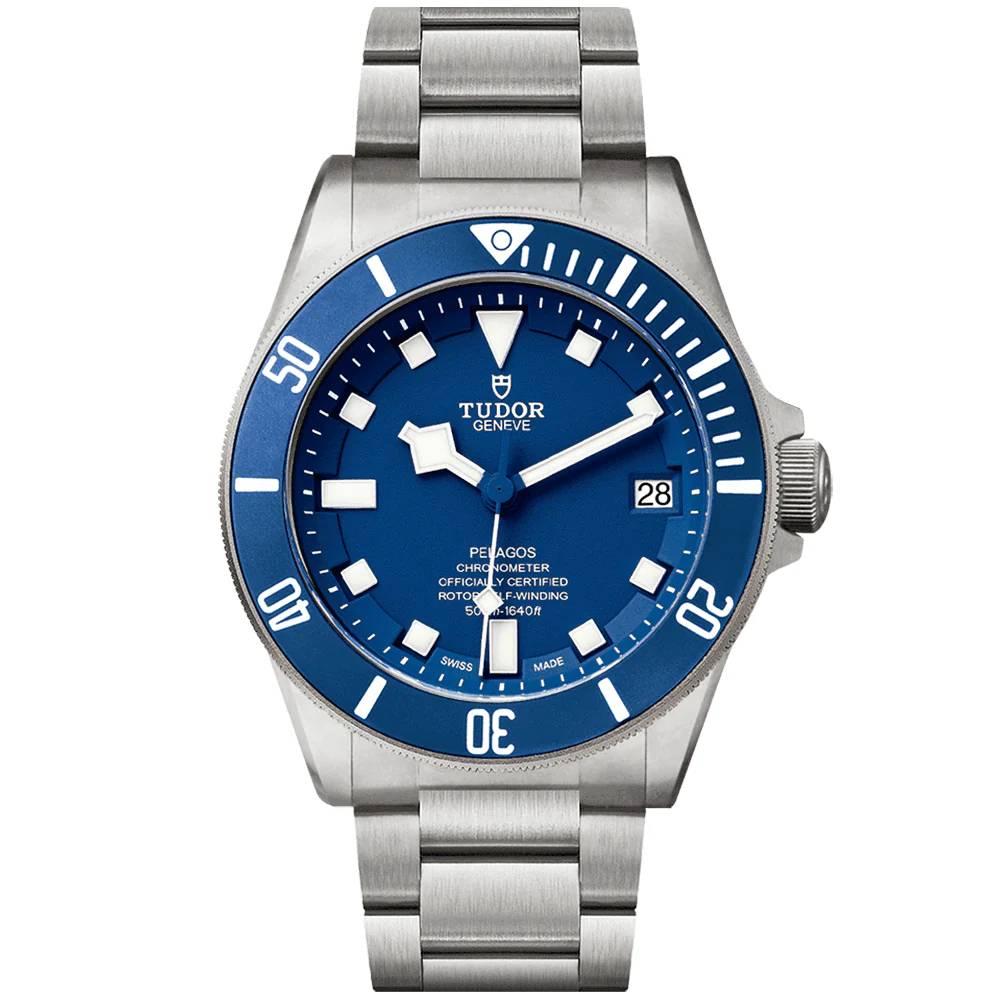 [2026 Mirror Grade]Pelagos 42mm Blue Dial & Ceramic Bezel Men's Titanium Automatic Watch