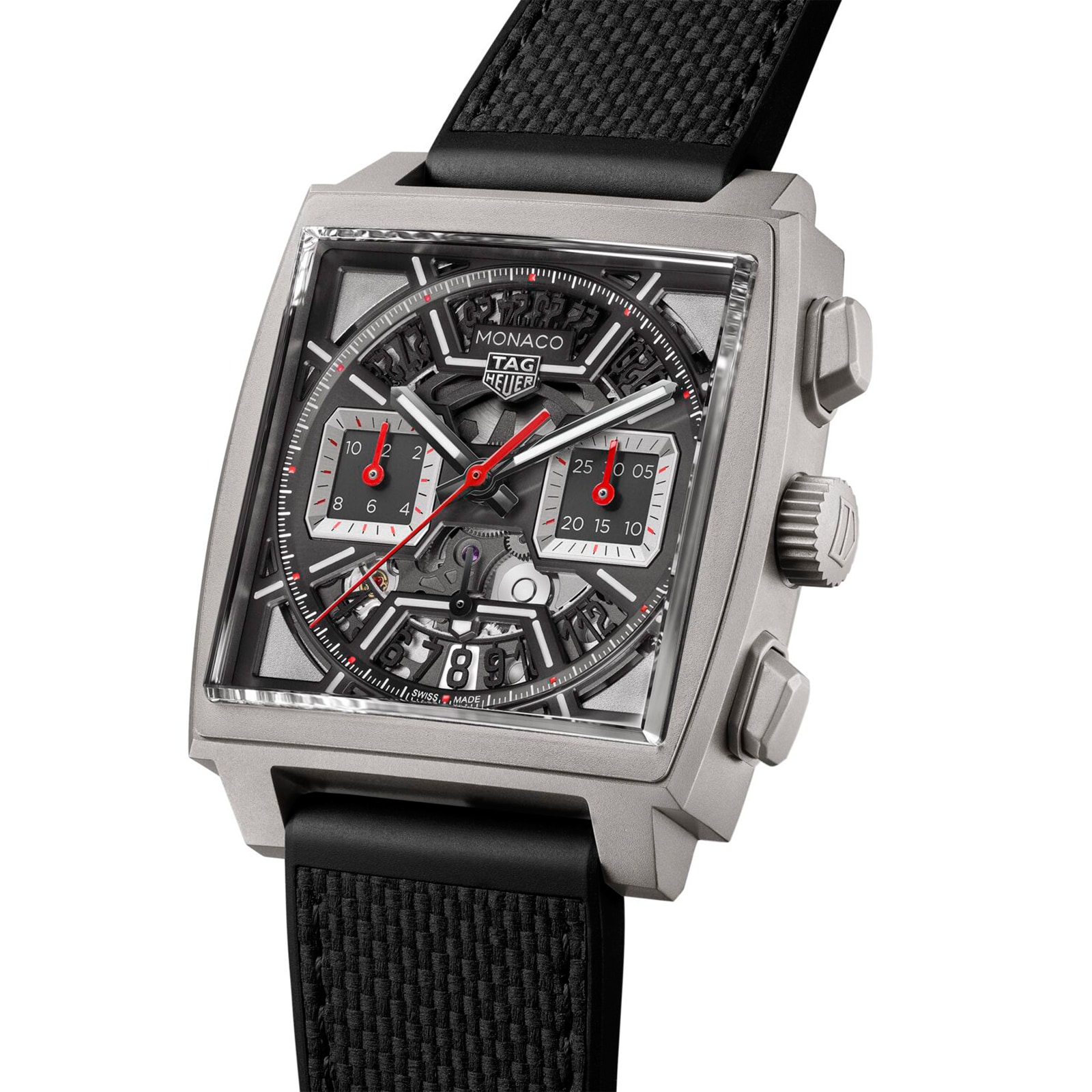 [2026 Mirror Grade]TAG Heuer Monaco Chronograph 39mm Mens Watch Titanium Black CBL2183.FT6236