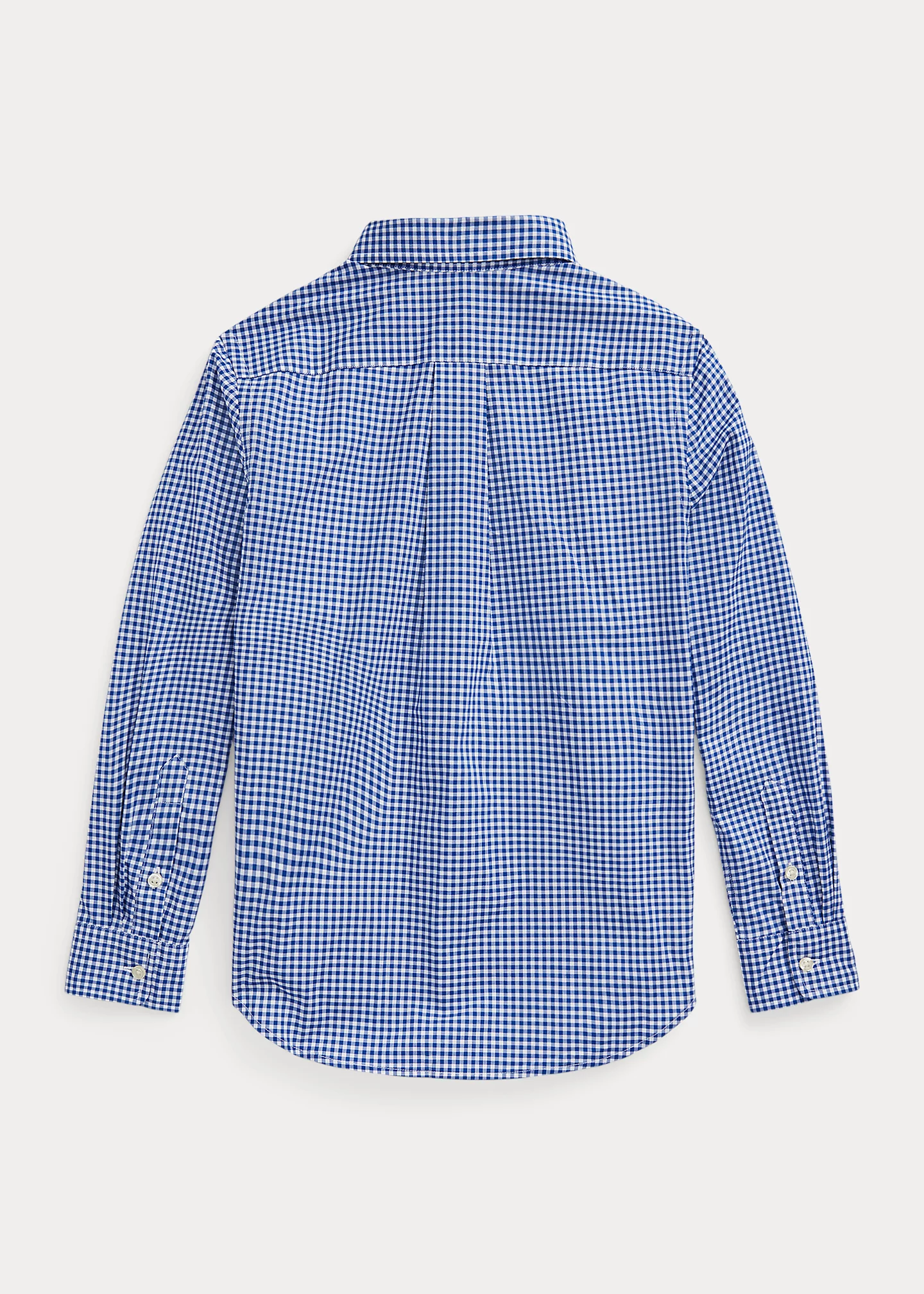 Gingham Cotton Poplin Shirt