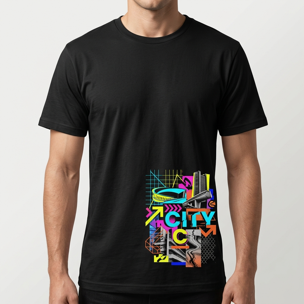 City Varsity Tee, Vintage Athletic Graphic T-Shirt, Unisex Streetwear Shirt CityTee2