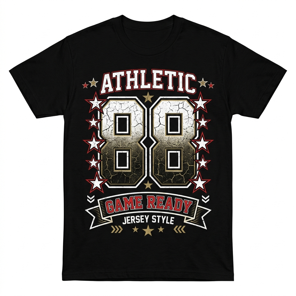 Unisex Loose Fit T-Shirt 100% Cotton Soft Comfortable Summer Casual Printed Top Soccer