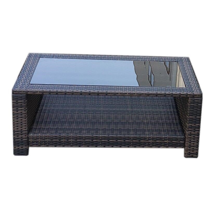 Wicker/Rattan 4 - Person Seating Group with Cushions