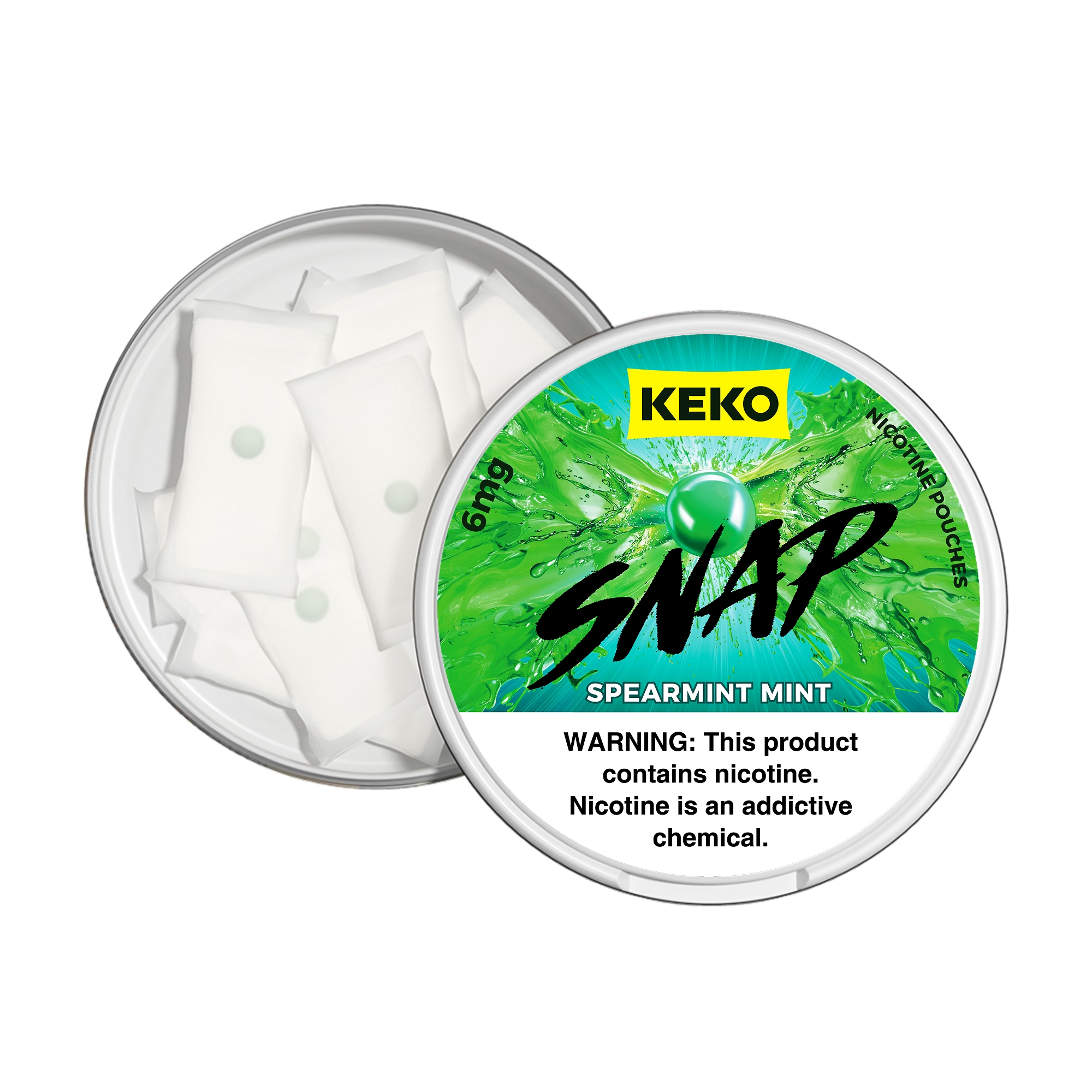 KEKO SPEARMINT MINT 3mg/6mg