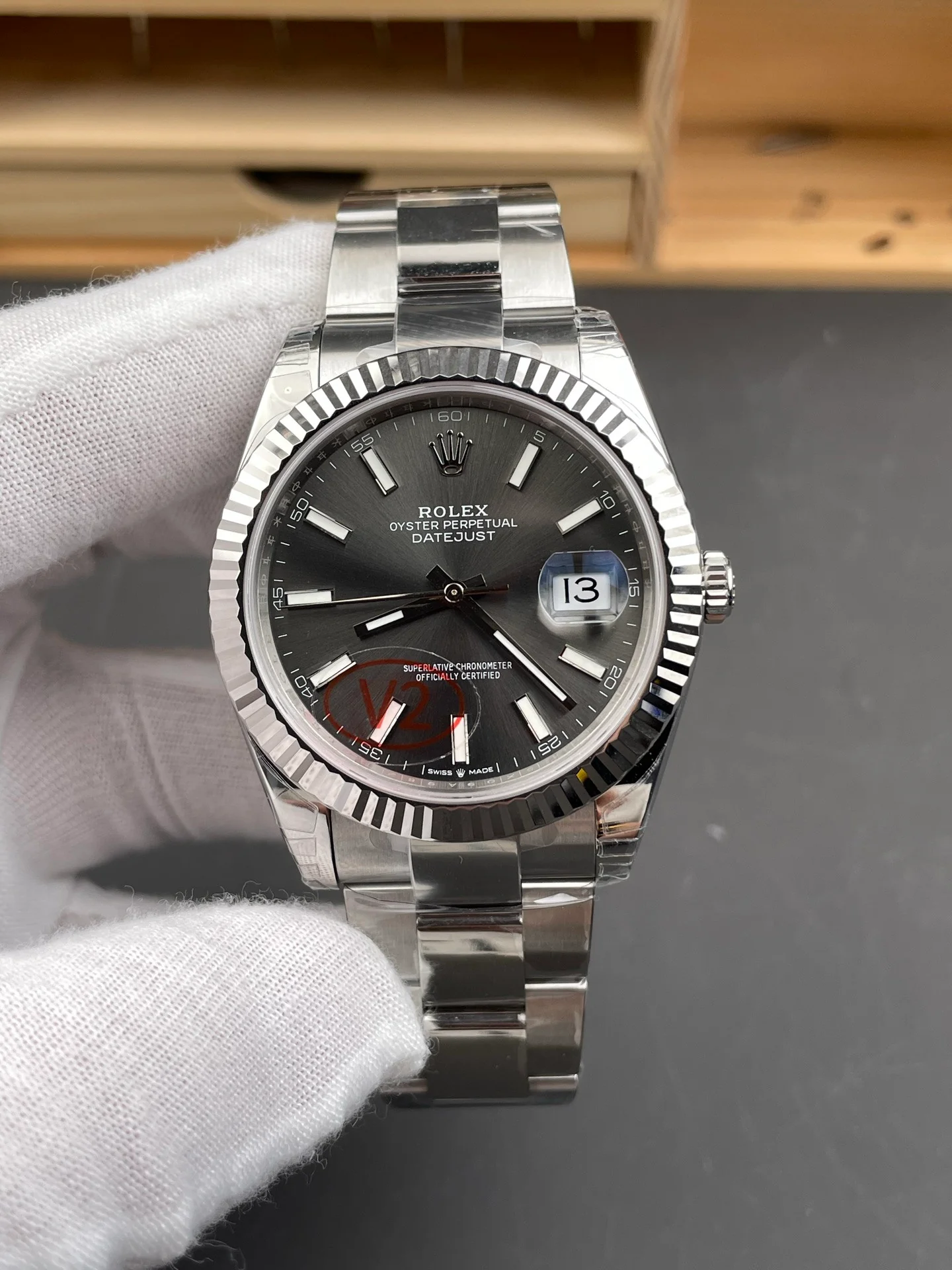 Grey Dial Datejust V2 Version