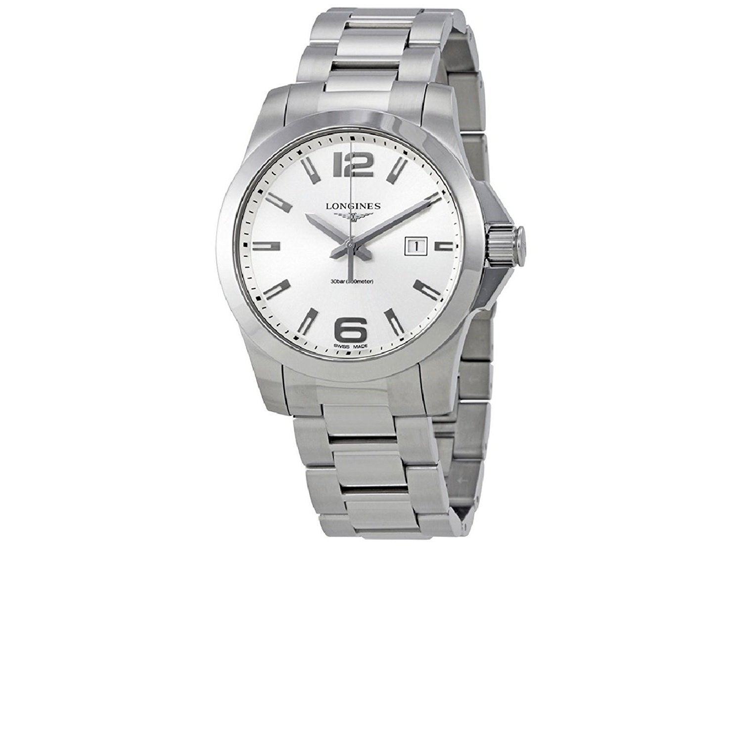 [2026 Mirror Grade]Longines Men's L3.760.4.76.6 Sport Conquest Stainless Steel Watch