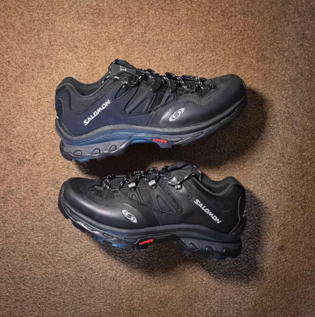 Salomon XA Pro 3D All Black Nubuck Hiking Shoes