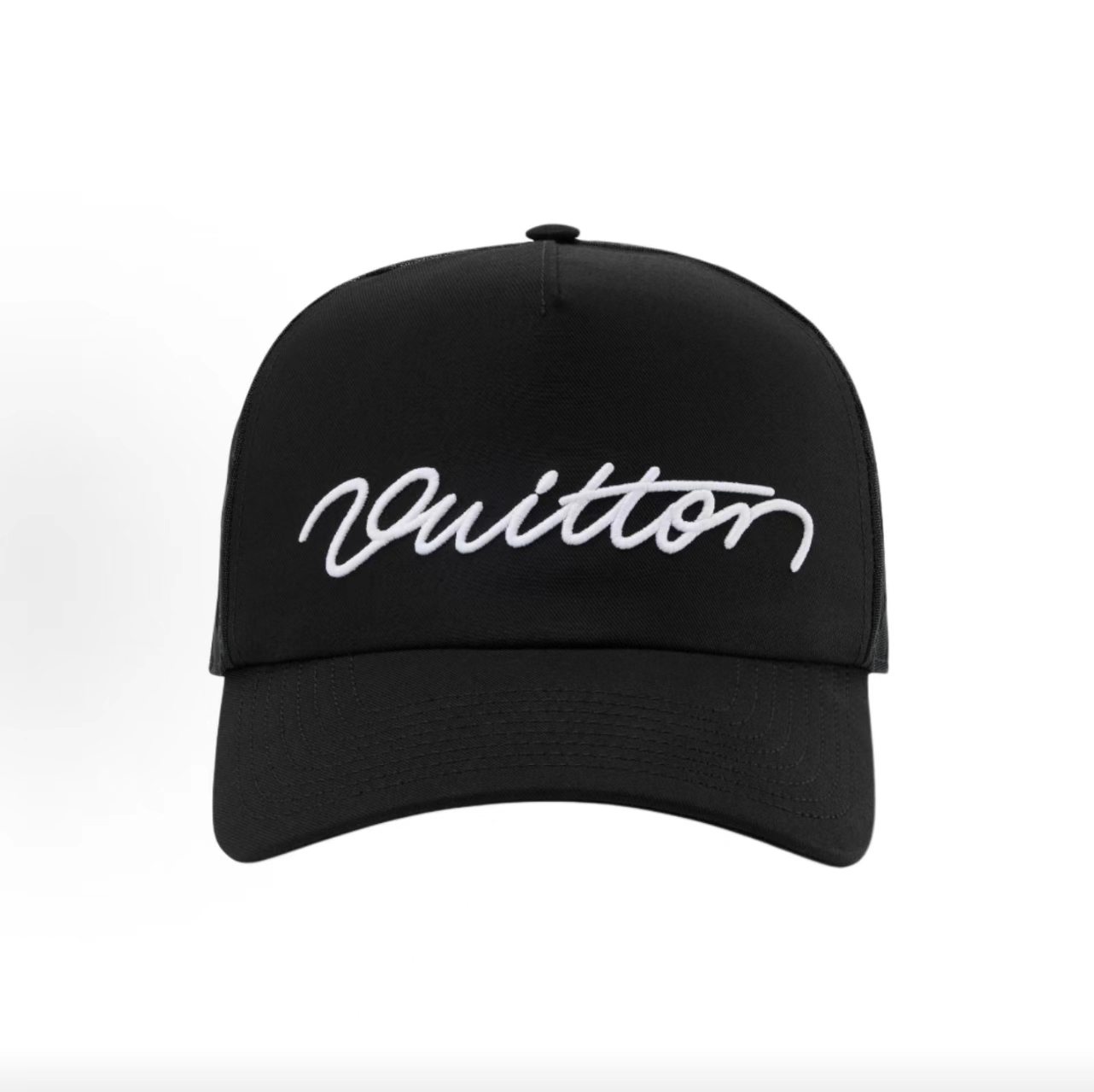 Louis Vuitton Mesh Script Trucker Cap