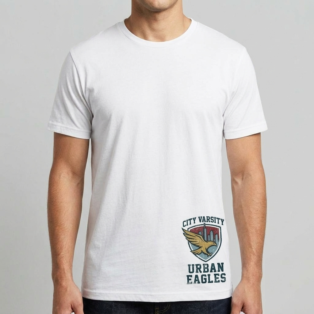 City Varsity Tee, Vintage Athletic Graphic T-Shirt, Unisex Streetwear Shirt CityTee2