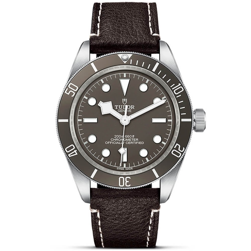 [2026 Mirror Grade]TUDOR Black Bay 58 925 39mm Silver Case Taupe Dial Leather Strap Watch M79010SG-0001