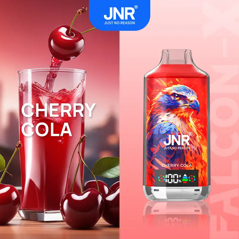 JNR - Falcon X - 18K Puffs - Disposable Vape - Cherry Cola